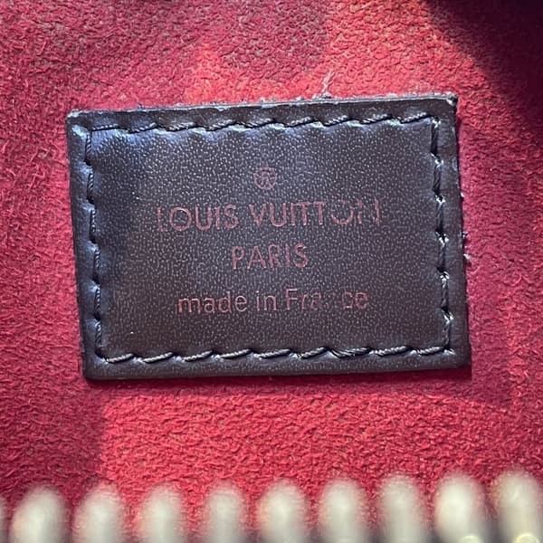Pre-owned Louis Vuitton Damier Ebene Trevi PM Brown