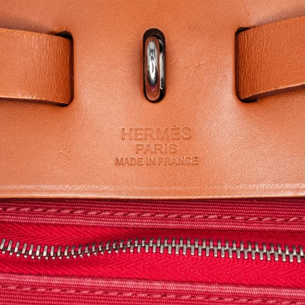 Pre-owned Hermès Toile Herbag Zip 31 Pink