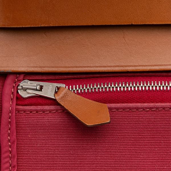 Pre-owned Hermès Toile Herbag Zip 31 Pink