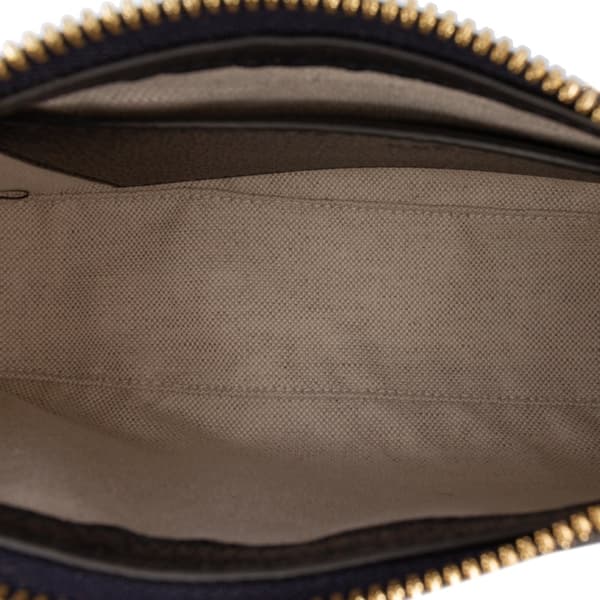 Pre-owned Gucci Small GG Supreme Ophidia Web Satchel Brown