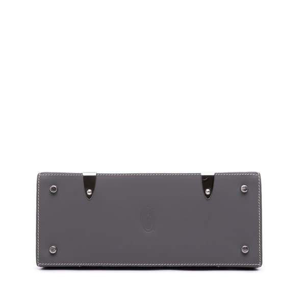 Pre-owned Goyard Goyardine Saigon Structured PM Gray