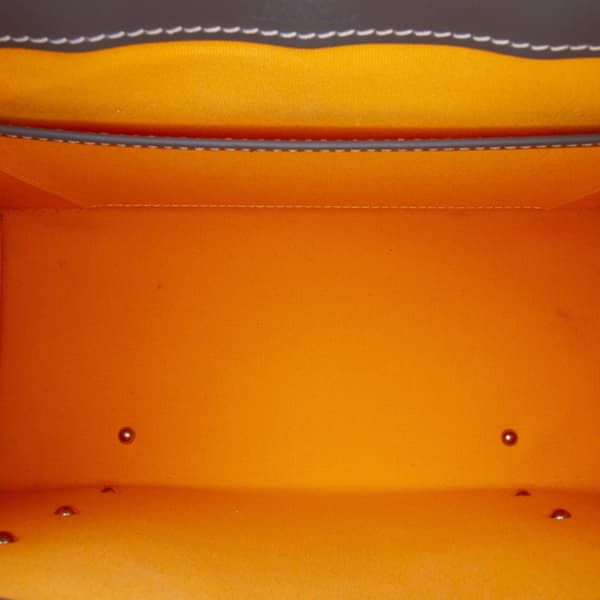 Pre-owned Goyard Goyardine Saigon Structured PM Gray