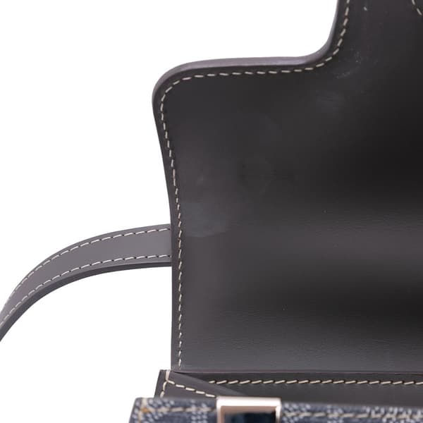 Pre-owned Goyard Goyardine Saigon Structured PM Gray