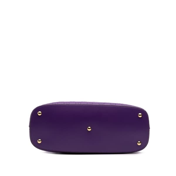 Pre-owned Gucci Guccissima Linea A Satchel Purple