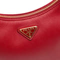 Miniatyrbilde 6 av 9: Pre-owned Prada Saffiano Re-Edition 2005 Satchel Red