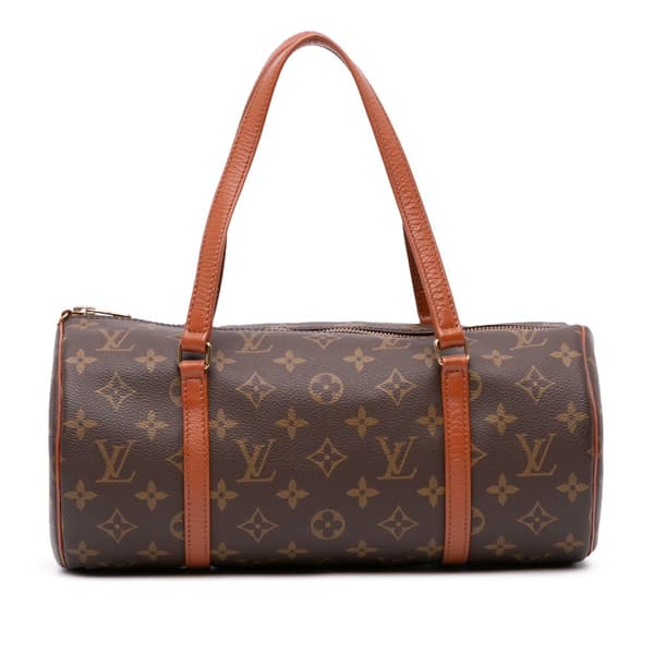 Pre-owned Louis Vuitton Monogram Papillon 30 Brown