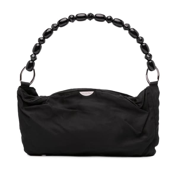 Pre-owned Dior Nylon Malice Handbag Black