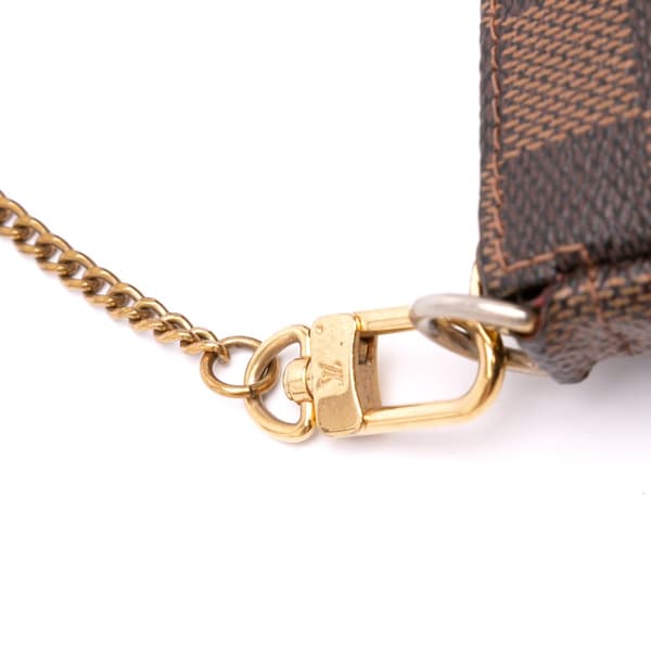 Pre-owned Louis Vuitton Damier Ebene Trunks and Bags Mini Pochette Accessoires Brown