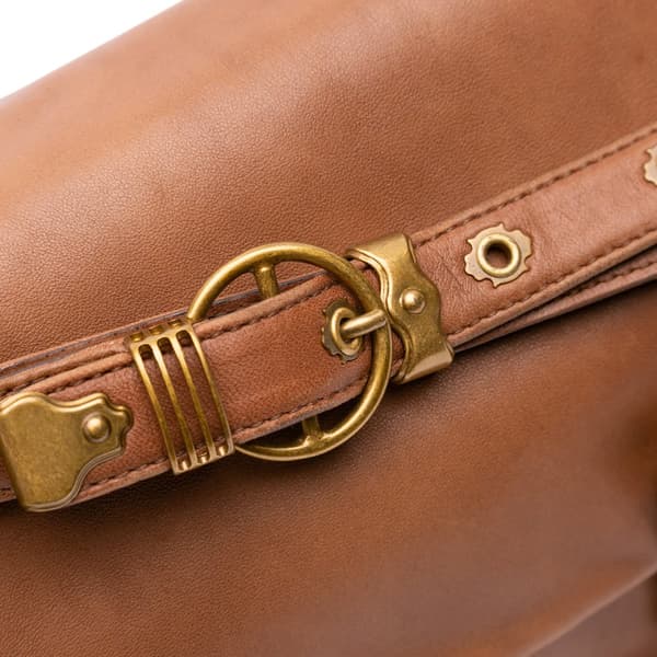 Pre-owned Bottega Veneta Nappa Intrecciato Trimmed Napoli Handbag Brown