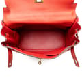 Pikkukuva 4 / 9: Pre-owned Hermès Togo Kelly II Retourne 35 Red