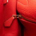 Pikkukuva 7 / 9: Pre-owned Hermès Togo Kelly II Retourne 35 Red