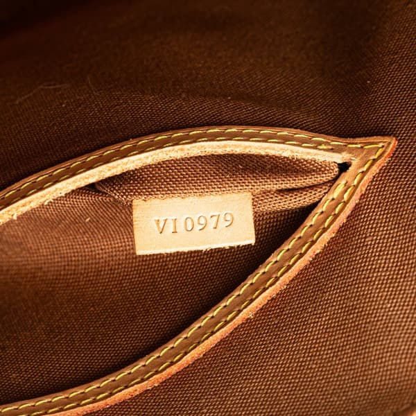 Pre-owned Louis Vuitton Monogram Alma PM Brown