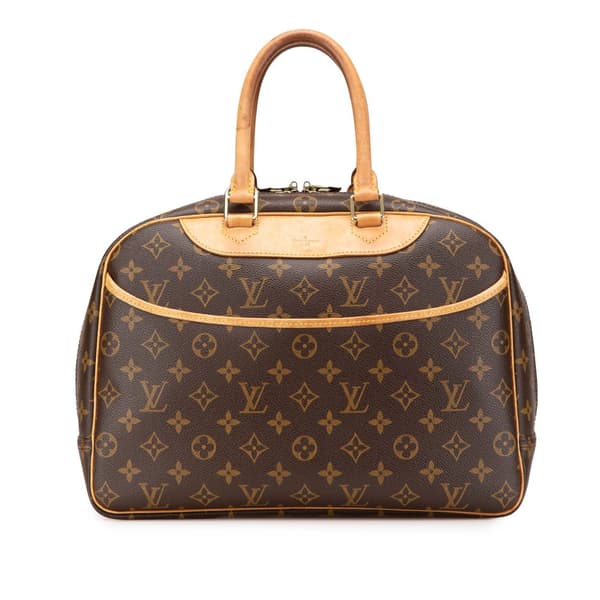 Pre-owned Louis Vuitton Monogram Deauville Brown