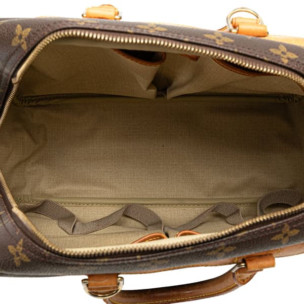 Pre-owned Louis Vuitton Monogram Deauville Brown