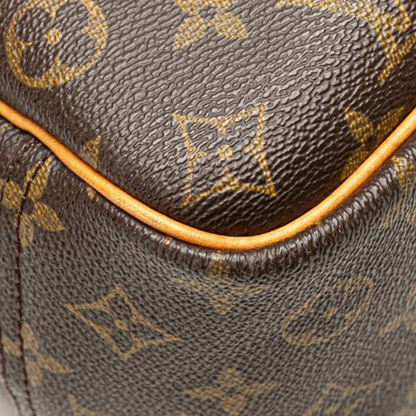 Pre-owned Louis Vuitton Monogram Deauville Brown