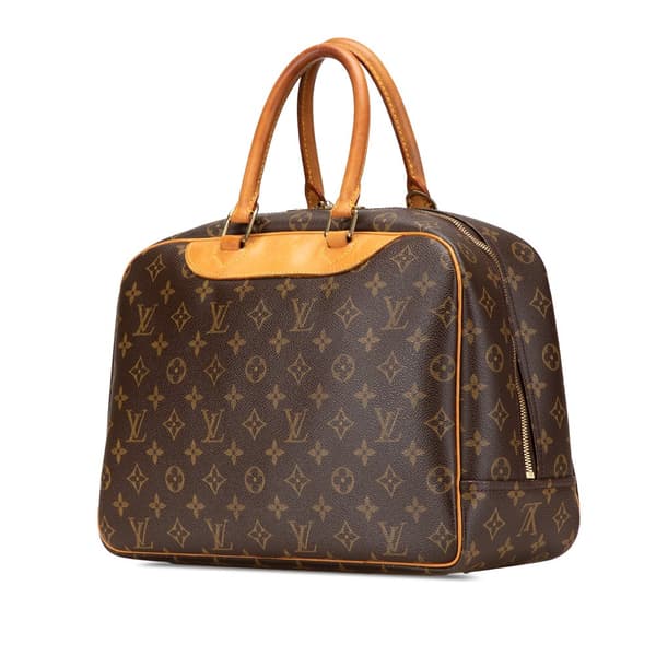 Pre-owned Louis Vuitton Monogram Deauville Brown