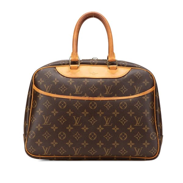 Pre-owned Louis Vuitton Monogram Deauville Brown