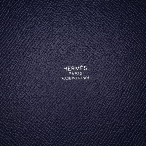 Pre-owned Hermès Epsom Tressage Picotin Lock 22 Blue