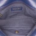 Miniatyrbild 4 av 10: Pre-owned Chanel Small Lambskin Elegant Chain Single Flap Blue