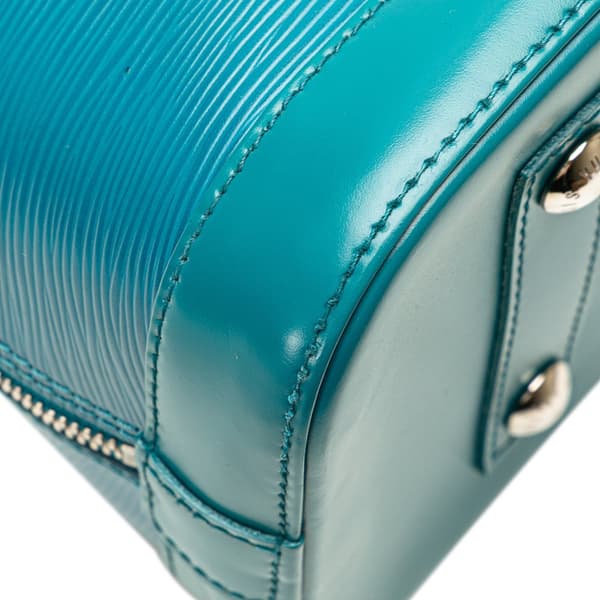 Pre-owned Louis Vuitton Epi Alma PM Blue