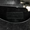 Miniatyrbillede 6 af 10: Pre-owned Saint Laurent Small Croc Embossed Leather Mica Hatbox Satchel Black