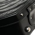 Miniatyrbillede 10 af 10: Pre-owned Saint Laurent Small Croc Embossed Leather Mica Hatbox Satchel Black