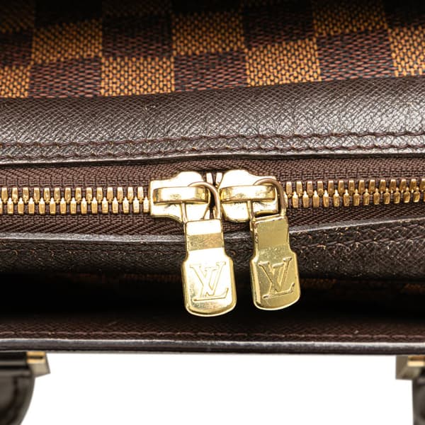 Pre-owned Louis Vuitton Damier Ebene Triana Brown