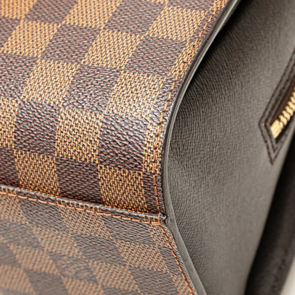Pre-owned Louis Vuitton Damier Ebene Triana Brown