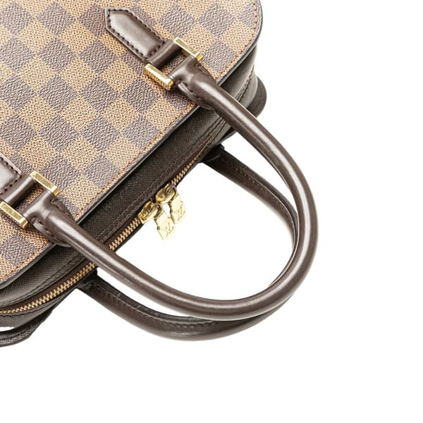 Pre-owned Louis Vuitton Damier Ebene Triana Brown