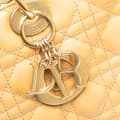 Miniatyrbillede 8 af 10: Pre-owned Dior Large Patent Cannage Lady Dior Brown