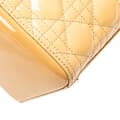 Miniatyrbillede 10 af 10: Pre-owned Dior Large Patent Cannage Lady Dior Brown