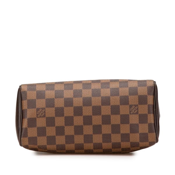 Pre-owned Louis Vuitton Damier Ebene Brera Brown