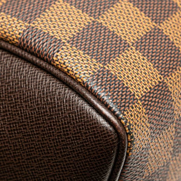 Pre-owned Louis Vuitton Damier Ebene Brera Brown
