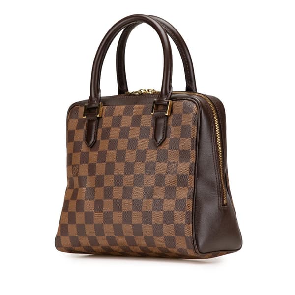 Pre-owned Louis Vuitton Damier Ebene Brera Brown