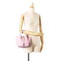 Miniatyrbillede 10 af 10: Pre-owned Hermès Clemence Picotin Lock 18 Pink