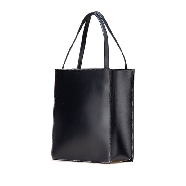 Pre-owned Hermès Box Calf Lucy MM Blue