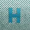Miniatyrbilde 7 av 10: Pre-owned Hermès Small Wool Bride A Brac H Natte Case Blue