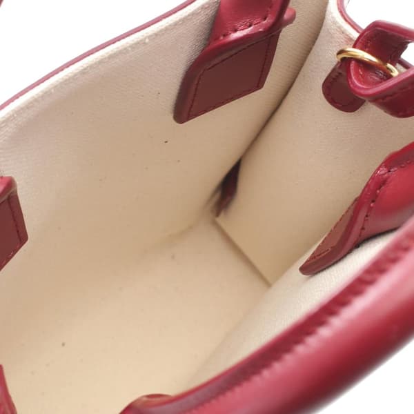 Pre-owned Celine Mini Canvas Vertical Cabas Satchel Brown