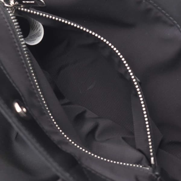 Pre-owned Burberry Econyl Logo Artie Convertible Tote Black