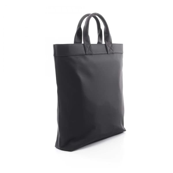 Pre-owned Burberry Econyl Logo Artie Convertible Tote Black