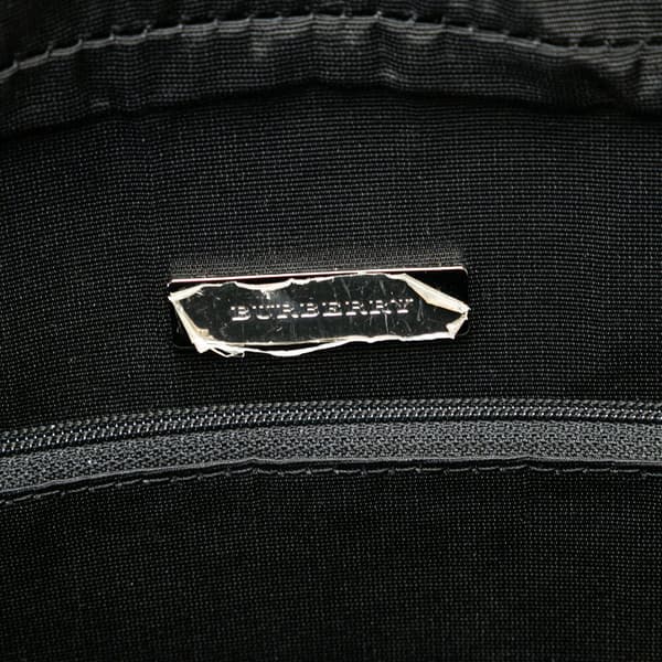 Pre-owned Burberry Nova Check Canvas Handbag Brown
