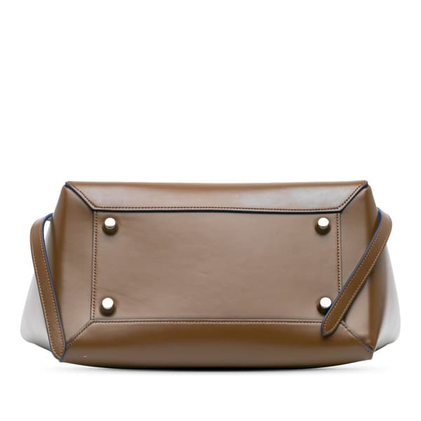 Pre-owned Celine Mini Leather Belt Bag Brown
