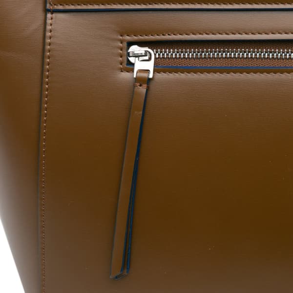 Pre-owned Celine Mini Leather Belt Bag Brown