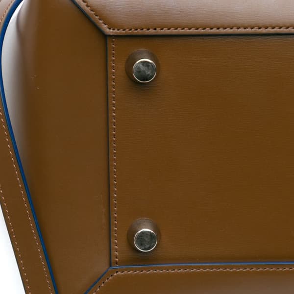 Pre-owned Celine Mini Leather Belt Bag Brown
