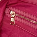 Miniatyrbilde 5 av 10: Pre-owned Prada Saffiano Trimmed Tessuto Satchel Pink