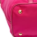 Miniatyrbilde 8 av 10: Pre-owned Prada Saffiano Trimmed Tessuto Satchel Pink