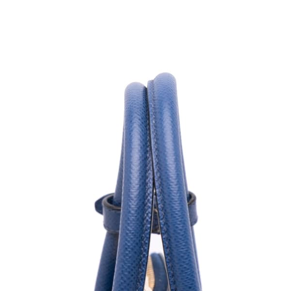 Pre-owned Prada Large Saffiano Cuir Dome Bag Blue