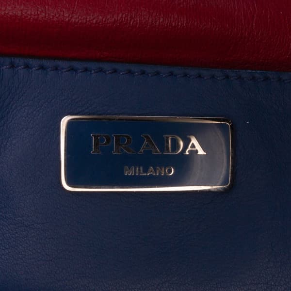 Pre-owned Prada Leather Satchel Blue