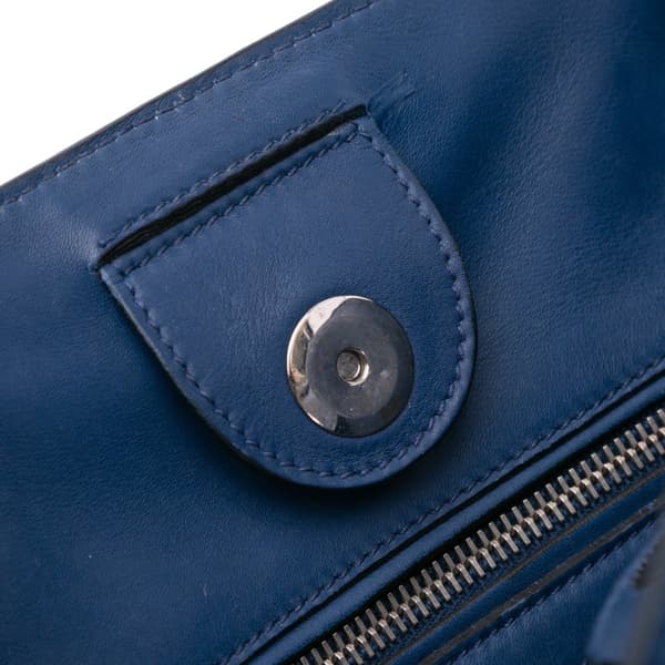 Pre-owned Prada Leather Satchel Blue