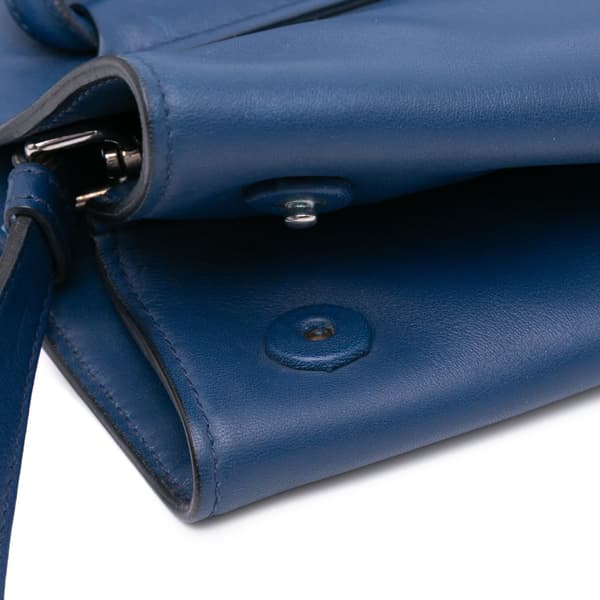 Pre-owned Prada Leather Satchel Blue